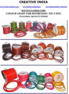 Derniers bijoux en cuir véritable et composants 1mm-4mm Tailles pour colliers et bracelets - Product Image 5