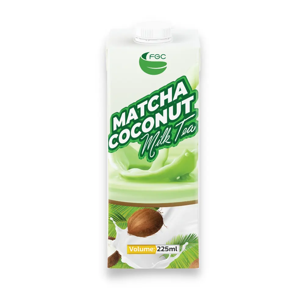 Varios sabores 0,3 kg Peso FGC embalaje de té de la leche Vietnam Cozy OEM Té Bebida Matcha Té con leche de coco con diferentes sabores