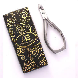 Coupe-ongles de luxe robuste en acier inoxydable chirurgical de haute qualité 2026, à ressort unique, à mâchoire concave/lune, pour manucure, 7 en 1, 1 boîte - Product Image 2