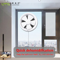 Ventilateur extracteur mural électrique 220V pour salle de bain avec volet de ventilation, moteur en cuivre, 6/8 pouces