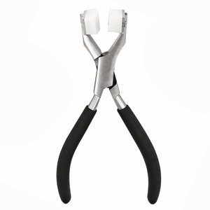 Professional Nylon Jaw Pliers Flat Nose Jewelry Tool Scratch Free <b>Wire</b> Work <b>Craft</b> Pliers Stainless Steel Body - Product Image 6