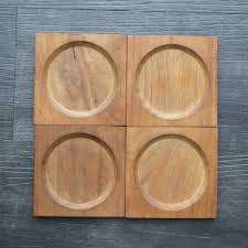10cm High Quality Personalized Wooden square Blank Sublimation <b>Coasters</b> with Holders Mdf Wood <b>Coasters</b> <b>for</b> <b>Drinks</b> Custom Printed - Product Image 3