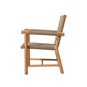 Zentara The Mocoto Solid Teak Outdoor Garden Chair Luxury Patio <b>Dining</b> <b>Armchair</b> Weather Resistant Wooden Furniture Set Premium - Product Image 2