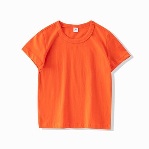 Camisetas de algodón 100% de alta calidad para niños, camisetas de varios colores para niños, Camiseta lisa con cuello redondo, camiseta Unisex para niños y niñas - Product Image 5