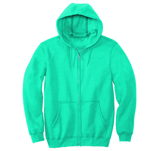 Sweat-shirt à capuche surdimensionné en coton molletonné rouge de haute qualité à prix avantageux, 380 g/m², personnalisable avec impression et broderie - Product Image 4