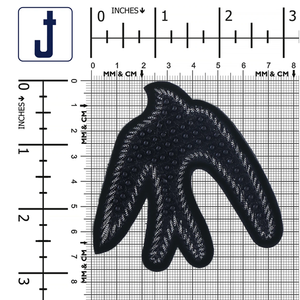 แผ่นแปะขอบแบบมีกาวแผ่นยางขนาดและสีสำหรับเย็บปัก - Product Image 5