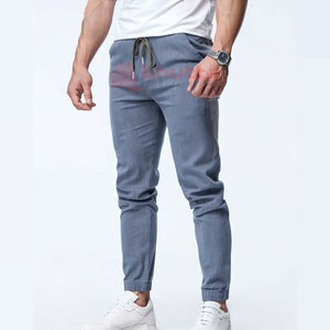 Meilleures ventes Service OEM Logo personnalisé Pantalon droit d'été en coton léger respirant à séchage rapide pour hommes - Product Image 5