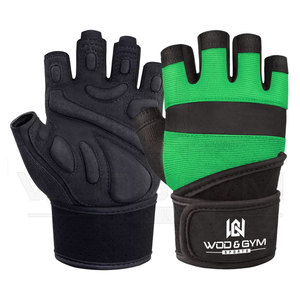 Gants d'haltérophilie personnalisés en gros Gants de gymnastique avec enveloppe de soutien du poignet Gants d'entraînement et de fitness unisexes réglables - Product Image 2