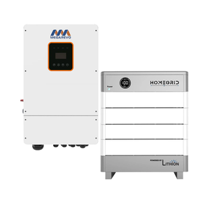 Kit de système hybride AC split HomeGrid 19,2 kWh - 10 kW Megarevo R10KLNA + 4 batteries au lithium - Product Image 1