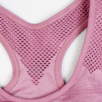 Sujetador Deportivo Transpirable y Ligero para Mujer, Tallas Grandes, con Relleno Extraíble, Tejido de Secado Rápido, Logotipo Frontal, Soporte Alto, para Gimnasio y Yoga, Todos los Colores