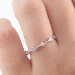 Anillo de estilo bohemio con piedras preciosas de topacio blanco para mujer, Plata de Ley 925 hecha a mano, joyería de boda, Regalo para mamá - Product Image 4