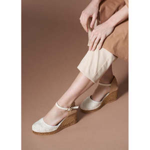 Zeppe espadrillas Crochet Satuna eleganti sandali con zeppa uncinetto - Product Image 5