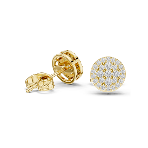 ต่างหูเพชรแล็บ 0.334 กะรัต สำหรับผู้หญิง ความใส VVS-VS EF  ทอง 18KT, 14KT, 10KT และเงิน 925  ทองชมพู, ทองเหลือง, ทองขาว - Product Image 6