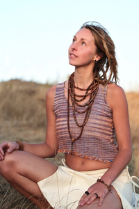 Khadi Tank <b>Top</b> <b>Fringe</b> <b>Top</b> Summer <b>Crop</b> <b>Top</b> Khadi Clothing Asymmetric <b>Top</b> Beach <b>Top</b> Loose Blouse - Product Image 2