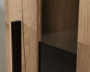 ชุดตู้วางทีวีติดผนังทูโทนสไตล์โมเดิร์น ลายไม้โอ๊ค สีน้ำเงินกรมท่า พร้อมตู้โชว์ ชุดเฟอร์นิเจอร์ห้องนั่งเล่น - Product Image 3