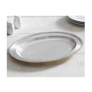 New Design Metal Brass Fooor Serving Tray Nickle Plated Finished Home Hotel Decorative Tray Silver Plated Round Serving Tray - Product Image 6