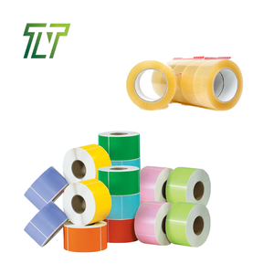 Listo para enviar Cinta adhesiva de colores estirable de alta resistencia Papel recubierto Uso de oficina Montaje Adhesivo Etiquetas de impresión Cartón - Product Image 3