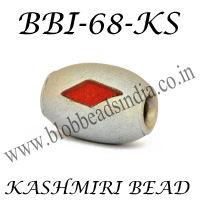 Perles de Cachemire artisanales, durables et colorées, parfaites pour la fabrication de bijoux et d'artisanat, provenance d'Inde. - Product Image 4