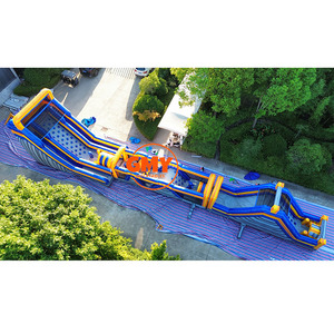 Precio de fábrica Bounce House Low Moq Carrera de obstáculos inflable Comercial Grande para niños y adultos - Product Image 5