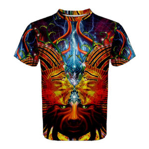 Camiseta de Punto Sublimada Premium para Hombre, Personalizada con Impresión, Manga Corta, Estilo Urbano, Secado Rápido, Transpirable, Proveedor OEM ODM - Product Image 5