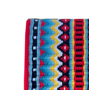 Tapis de selle western multicolore à motif Navajo, tissé à la main en laine, contourné, confortable et durable, pour cheval - Product Image 2