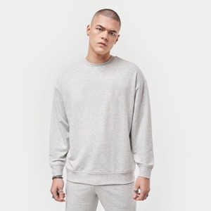 Sweat-shirt à col rond vierge personnalisé à manches longues en coton pour hommes Sweat-shirt à capuche personnalisé grande taille pour hommes - Product Image 1