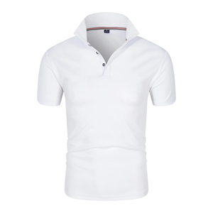 Polos para hombre, Polo informal de secado rápido 100% algodón, logotipo personalizado, diseño de impresión en Color sólido de alta calidad, ropa de empresa - Product Image 1