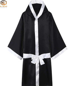 Venta al por mayor bata de boxeo con capucha vestido de Kick Boxing MMA Muay Thai traje/logotipo personalizado batas de boxeo de combate - Product Image 1