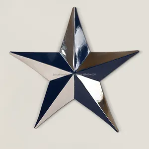 Декоративная настенная металлическая настенная доска в форме звезды Золотая отделка хорошее качество для украшения дома оптовая цена