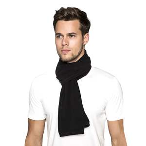 Cache-cou thermique unisexe en polaire polyester, séchage rapide, noir - Product Image 3