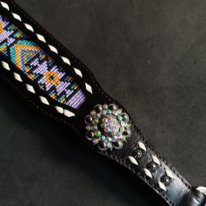 Headstall perlé occidental cheval tack Headstall bride exportateurs indiens au prix de gros prêt à expédier rodéo Headstall - Product Image 3