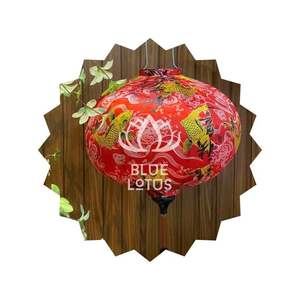 โคมไฟไหมบลูโลตัส ลดราคาพิเศษ 2025 โคมไฟไหมคลาสสิกสำหรับตกแต่งบ้านและงานอีเว้นท์ - Product Image 1