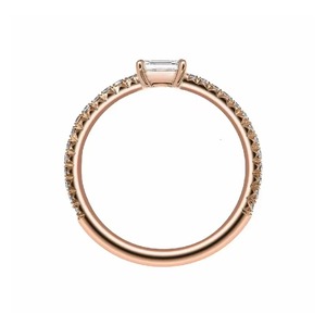 Accesorios de moda Esmeralda apilable Natural Cvd L anillo de diamantes para niñas fiesta boda joyería disponible al mejor precio - Product Image 2