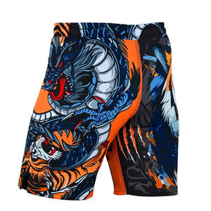 Shorts de Compresión Unisex para MMA, BJJ y Grappling, Impresión Personalizada por Transferencia de Calor, Poliéster y Elastano de Alta Calidad - Product Image 5