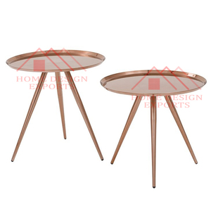 2025 Best Selling Metal Home Hotel Restaurant Decorative Metal <b>Nesting</b> Table Furniture - Product Image 5
