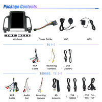 MEKEDE-Reproductor de audio TS para coche, Radio con Android, wifi, 4G, DVR, DSP, TMPS, compatible con Hyundai Santa Fe 2006-2012