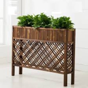 Jardinière élégante ronde en métal en fer avec ornement sculpté à la main, idéale pour les intérieurs de maison luxueux et les aménagements extérieurs élégants de patio - Product Image 6