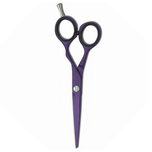 Ciseaux de coupe de cheveux Ciseaux de coupe de cheveux de barbier enduits de couleur bleue avec des lames en acier tranchantes Ciseaux de coiffure de 6 pouces - Product Image 6