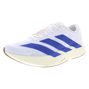 Chaussures Adidas Adizero Evo SL pour hommes, couleur : blanc/bleu royal/rubis pur, 100% authentiques - Product Image 1