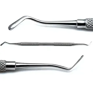 Dental Sickle Scalers Double Ended Probes Made of Stainless Steel Oral Hygiene Care Professional Tools Set Medical Dental Veter