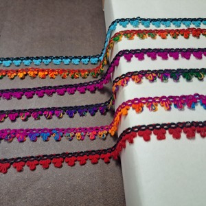 Ribete de Encaje Soluble en Agua de Poliéster y Algodón de Primera Calidad, Nuevo Diseño, para Prendas y Textiles del Hogar, Ecológico, Lavable y Duradero - Product Image 3