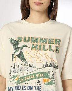 Camiseta de Manga Corta Extra Grande para Mujer, con Hombros Caídos, Logotipo Personalizado de Primera Calidad, Gruesa, 240 GSM, 100% Algodón, Diseño Casual con Cuello Redondo - Product Image 2