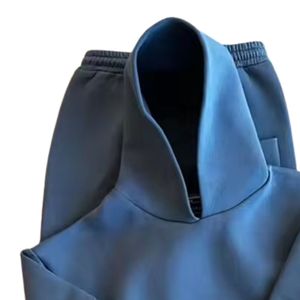 Ensemble de survêtement personnalisable pour homme, hiver, 100% coton molletonné, imprimé, délavé à l'acide, coupe classique, vente en gros OEM - Product Image 4