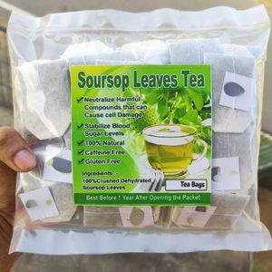 Graviola Soursop ใบชา100% บริสุทธิ์ใบแห้งต้นกำเนิดจากเวียดนาม - Product Image 3