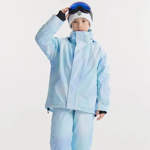 Traje de Esquí Térmico de Invierno Unisex de Talla Grande, Chaqueta Impermeable con Capucha y Pantalones, Conjunto Cortavientos para Snowboard con Cremallera - Product Image 4