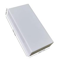 Extensions de plateau de cils en acrylique, couverture de boîte de cravate de palette, support de cils, organisateur de carreaux, modèle d'outil de stockage d'extensions de cils