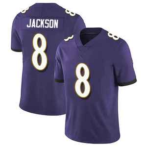 Camisetas Deportivas Transpirables de Manga Corta con Estampado y Costuras al por Mayor, Uniformes de Fútbol Americano para Hombre - Product Image 2