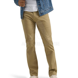 Jeans pour hommes de qualité supérieure, légers, en toile, taille mi-haute, avec logo et couleur personnalisés - Vente en gros - Product Image 6
