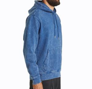 Sudaderas con capucha de invierno de 300gsm para hombre de la mejor calidad, diseño personalizado de lavado ácido, Color sólido liso directo desde Pakistán - Product Image 4