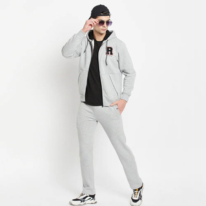 Conjunto Deportivo Personalizado de Alta Calidad con Logotipo, Pantalones Deportivos Anchos y Sudadera con Capucha para Hombre, Poliéster/Nailon, Secado Rápido y Transpirable - Product Image 2